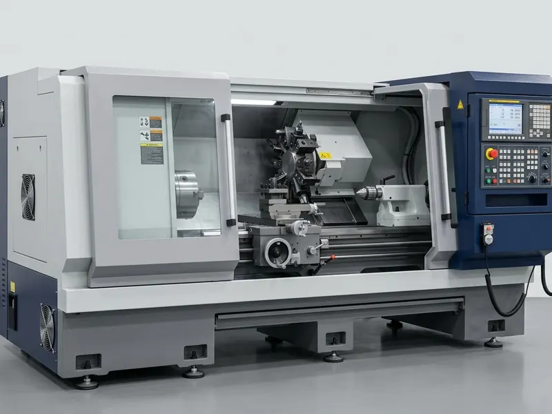 WMT CK6150 heavy-duty horizontal flat bed CNC lathe with wide induction-hardened bedways and tailstock