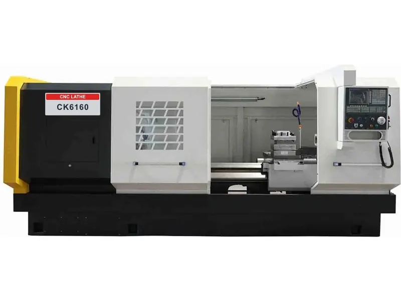 WMT CK6160 large-swing horizontal flat bed CNC lathe for heavy shaft turning